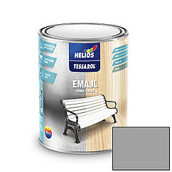 Емаль алкідна Helios Tessarol RAL 9006 сріблястий глянець 0.75л