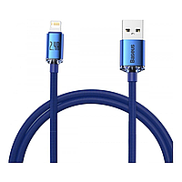 Кабель Baseus Crystal Shine Series USB to Lightning 2.4A (1.2m) Blue