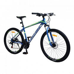 Велосипед дорослий 2-х колісн. 27,5" A212701 (1шт) LIKE2BIKE Active 1.0,синій матовий,рама алюм.18",21-шв,