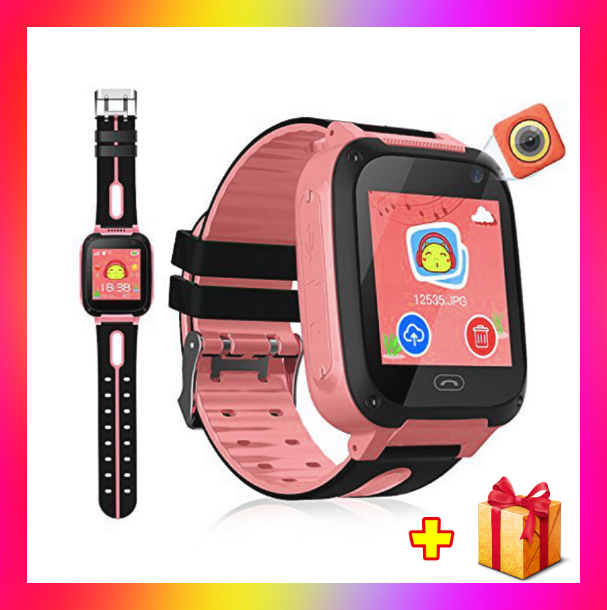 Детские смарт часы телефон Smart Baby watch S4 с GPS розовый цвет. - фото 5 - id-p1880305465