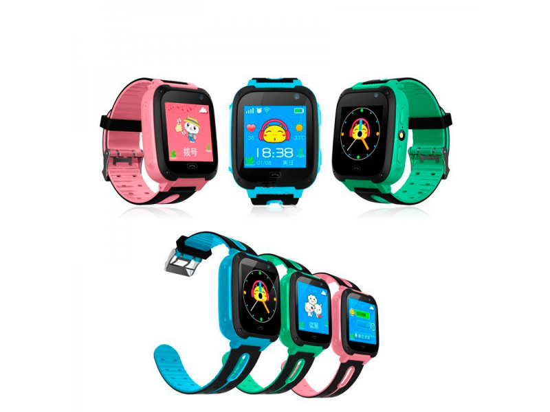 Детские смарт часы телефон Smart Baby watch S4 с GPS розовый цвет. - фото 6 - id-p1880305465