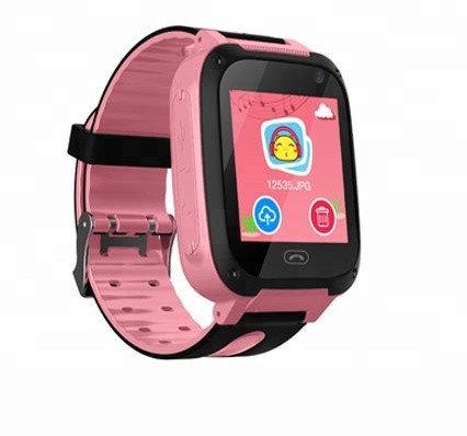 Детские смарт часы телефон Smart Baby watch S4 с GPS розовый цвет. - фото 8 - id-p1880305465