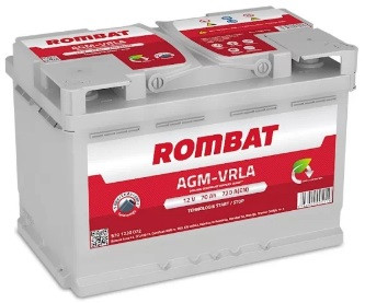 ROMBAT AGM  6СТ-70Ah 720 R, фото 1