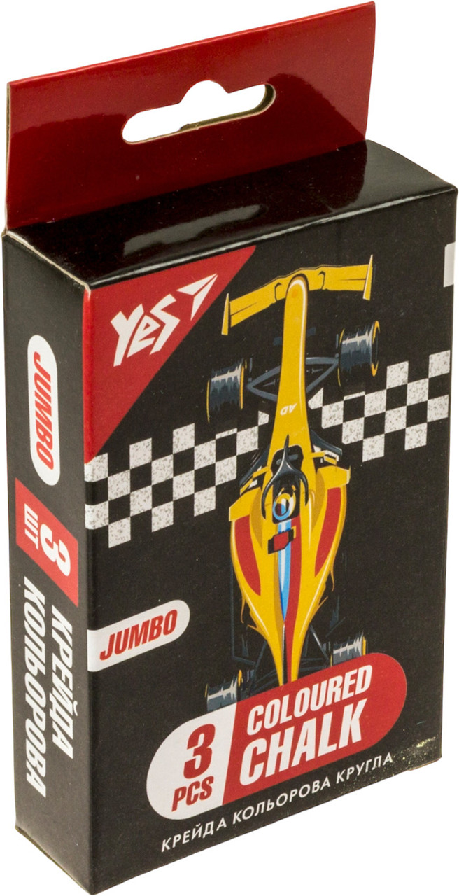 Крейда кольор. "Yes" №400461 3шт Jumbo Race legend(12)(120)