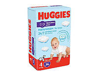 Підгузки-трусики 4 (хлопчик) 36шт ТМ HUGGIES "Lv"