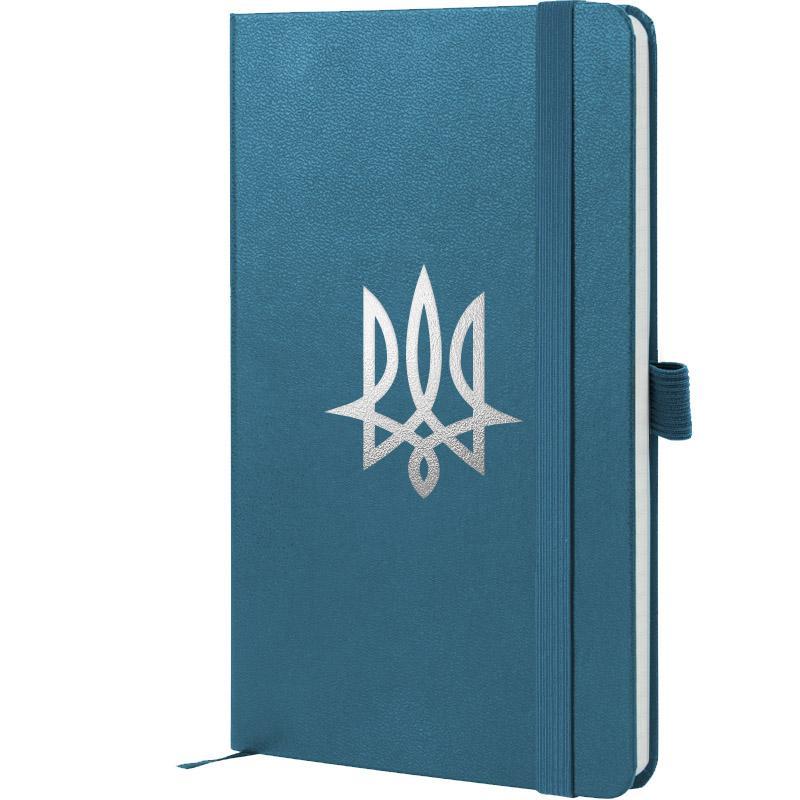 Книга записна Partner, 125*195, 96арк, кліт, син інд, Tryzub