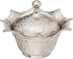 Турецька Лукумниця/Лукниця Ажур східна. Колір Срібло