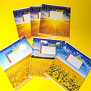 Зошит в клітинку, 18 аркушів, кольорова обкладинка, LEADER