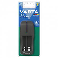Зарядний пристрій для 2-х акумуляторів Varta Mini Charger 57646101401