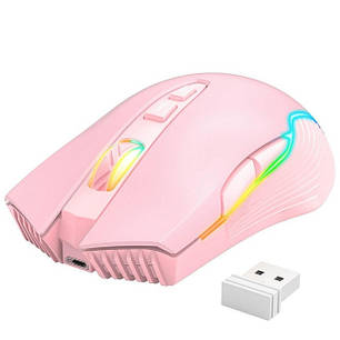 Миша бездротова ігрова ONIKUMA Gaming CW905 RGB Pink N, фото 1