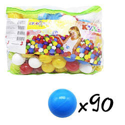 Кульки для басейну: 60шт (60 мм) + 30 шт (80 мм)