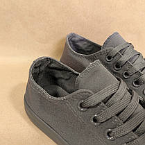 Конверси сірі літні тканинні converse чоловічі кеди, фото 5