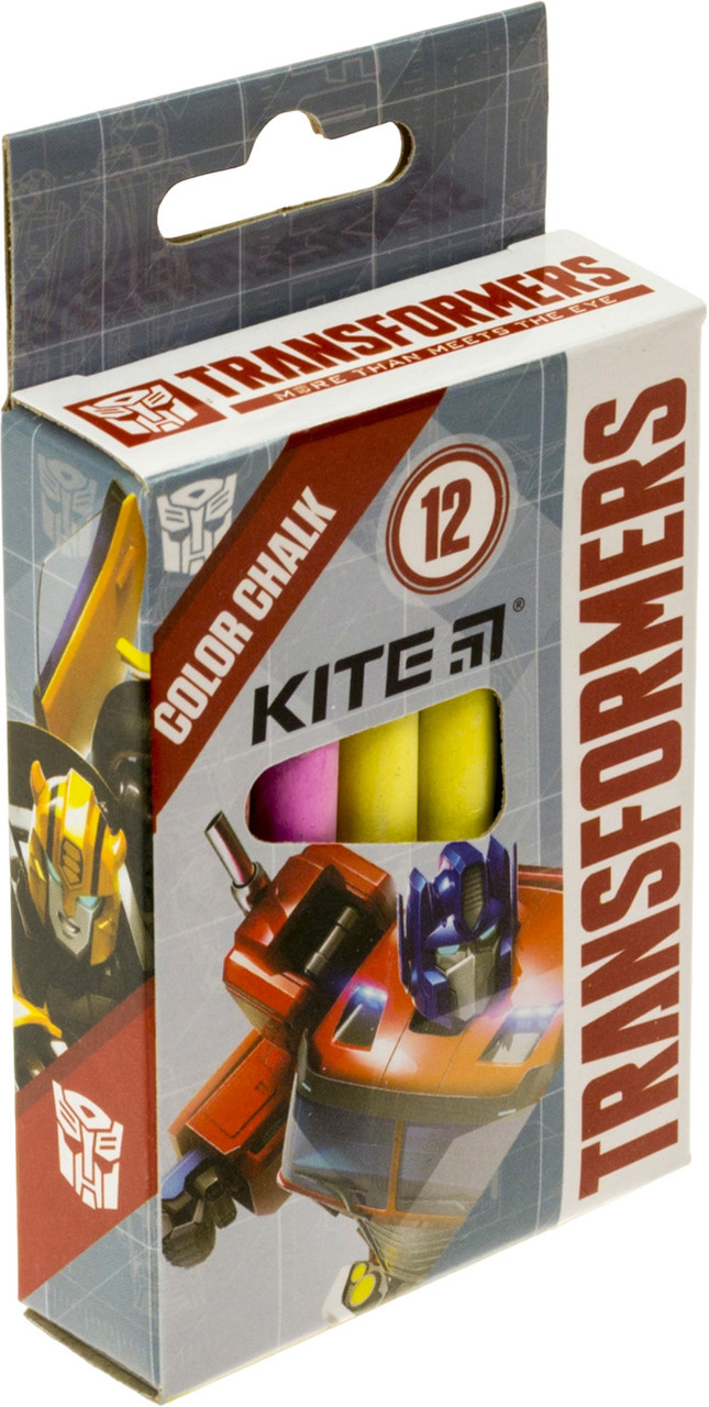 Крейда кольор. "Kite" №TF21-075 12шт Transformers(12)(288) - фото 1 - id-p1707257669
