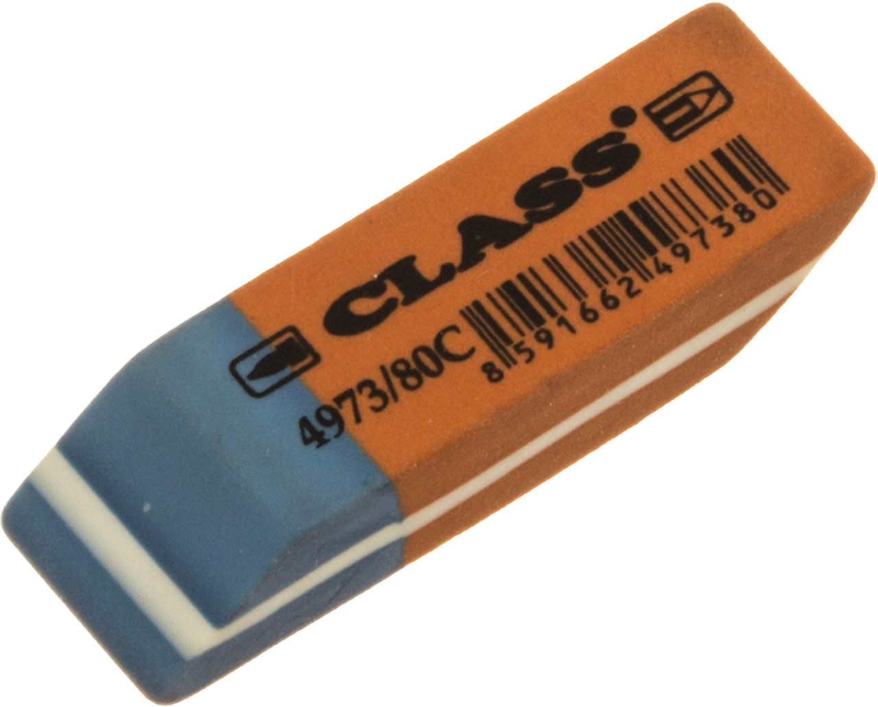 Гумка "Class" комбінована,синьо-черв. №4973/80(80)