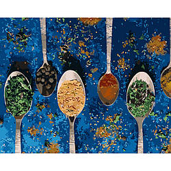 Картина за номерами Strateg ПРЕМІУМ Спеції з лаком розміром 40х50 см (GS1340) PL-00039484