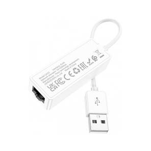Перехідник USB на RJ45 HOCO Acquire UA22 на Ethernet White N, фото 3