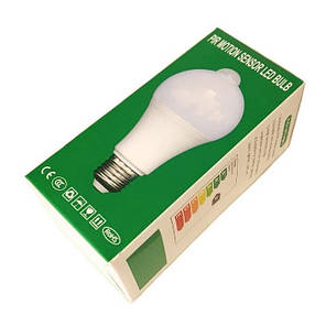 Світлодіодна лампа з датчиком руху E27 LED 5 Вт N, фото 4