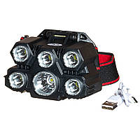 Налобний ліхтар з акумулятором W683