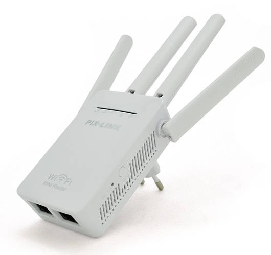 Купить Wi-Fi Репитер Pix-Link 09 Mini роутер до 300 Мбит/с 4 усиленные ...