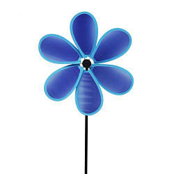Вітрячок дитячий "Квіточка", блакитний