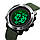 Skmei 1416 зелені з залізним кантом чоловічі спортивні годинник, фото 3