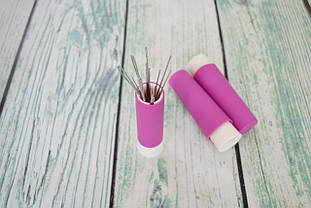 Обертова гольниця-«твістер» PRYM, колір - фуксія (укомплектована голками)