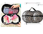 Органайзер-чохол для бюстгальтерів твердий. Кейс для спідньої білизни текстильний жорсткий, фото 3