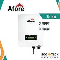 Сонячний мережевий інвертор Afore BNT015KTL + WiFi (3 фази, 15 кВт, 2 МРРТ)