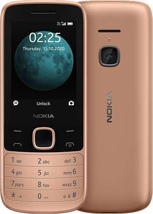 Телефон Nokia 225 4G TA-1276 DS Sand UA UCRF, фото 1
