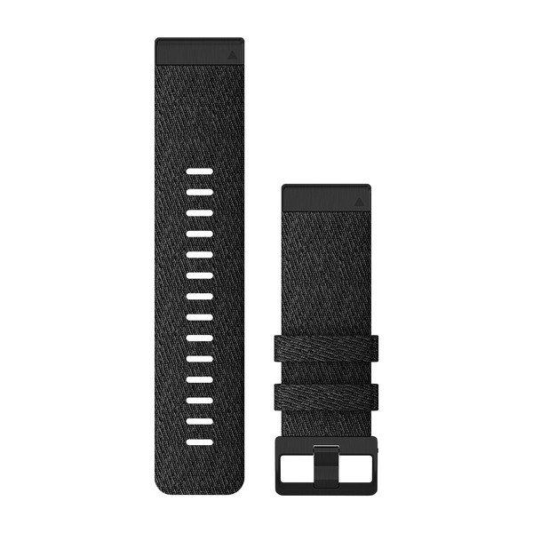 Ремінець Garmin QuickFit 26 Watch Bands Heathered Black Nylon