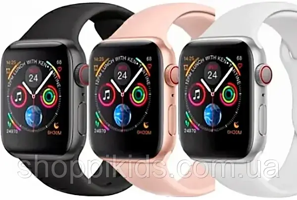 Стильные Умные смарт часы Т500+ . Apple watch 6/44мм Т500+ Plus / Умные часы Т500+ Plus Розовые - фото 2 - id-p1880340645