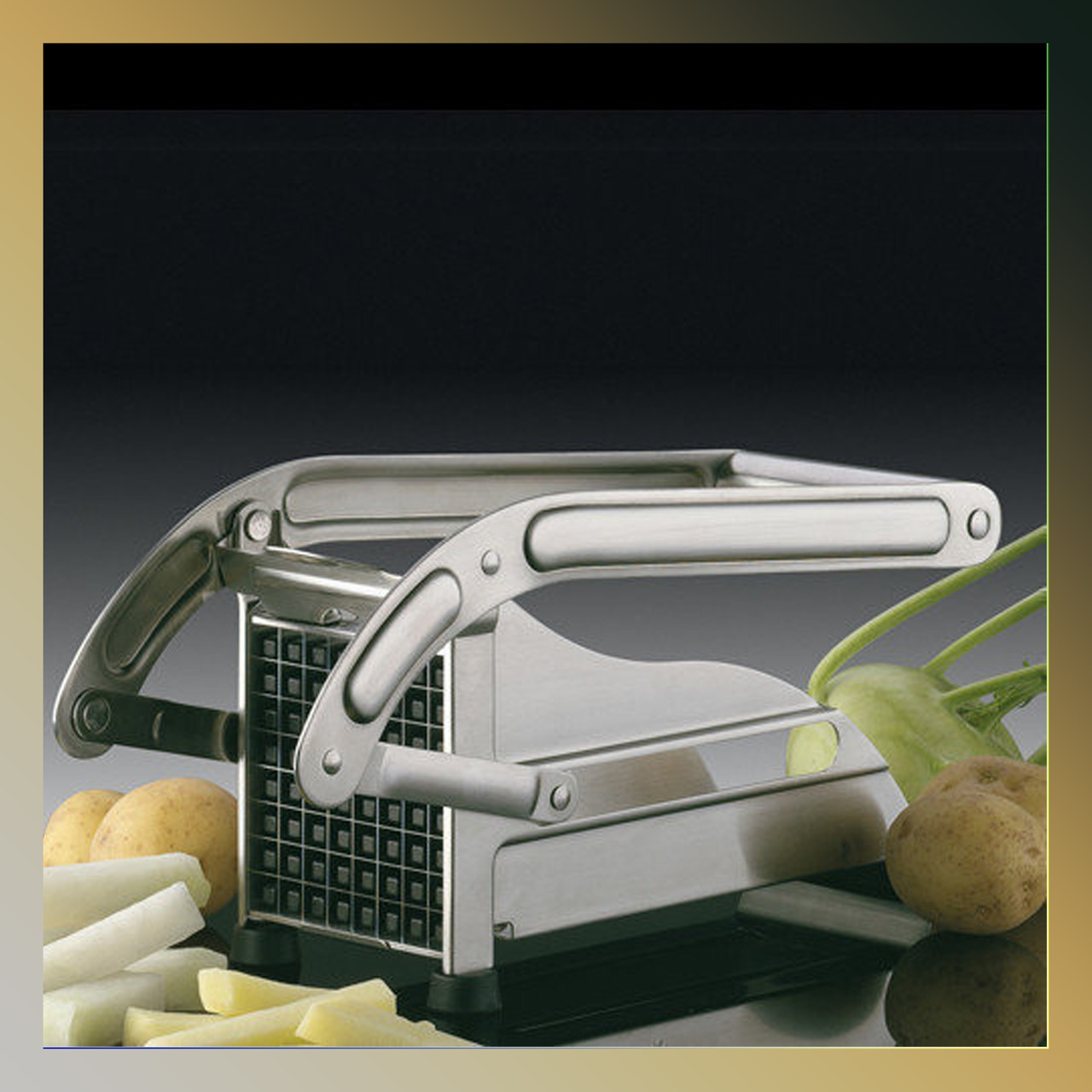Картофелерезка механическая Potato Chipper устройство для резки картофеля фри овощерезка BN - фото 1 - id-p1880346735