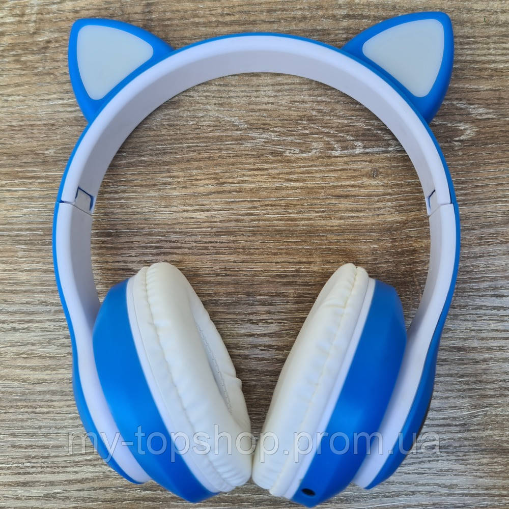 Бездротові навушники дитячі з вушками STN 28 blue