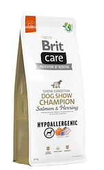 Сухий корм для виставкових собак Brit Care Hypoallergenic Dog Show Champion (лосось/оселедець) 12 кг