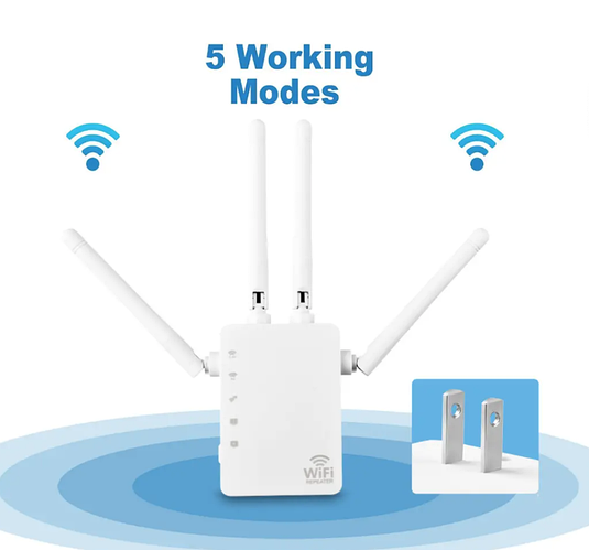 Купить Репитер Wifi Роутер Wifi AP поддерживает 2,4G и 5G до 1200 м ...