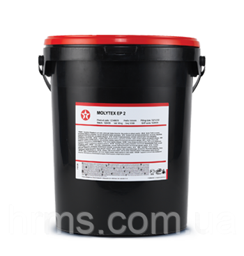 Мастило літієве з молібденом Texaco MOLYTEX EP 2  відро 18 кг