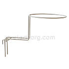 Полиця для головниx уборів-135, білий. Полиця для головних уборів, навіс на торговельну сітку. Обладнання для торгівлі, фото 3