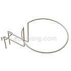 Полиця для головниx уборів-135, білий. Полиця для головних уборів, навіс на торговельну сітку. Обладнання для торгівлі, фото 2