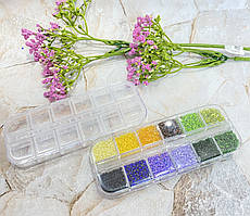 Органайзер для бисера на 12 делений.