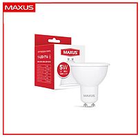 LED лампа MAXUS MR16 5W 4100K 220V GU10 (1-LED-716)