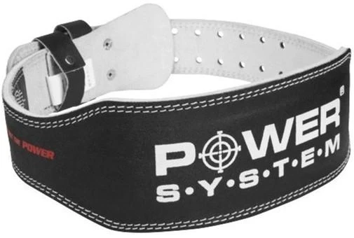 Пояс для важкої атлетики Power System PS-3250 Power Basic шкіряний Black XXL, фото 1