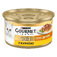 Purina Gourmet Gold (Пурина Гурме Голд) Deluxe Sauce with Chicken влажный корм для котов 85 г