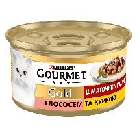 Purina Gourmet Gold (Пурина Гурме Голд) Pieces in Sauce With Salmon & Chicken влажный корм для котов 85 г