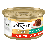 Purina Gourmet Gold (Пурина Гурме Голд) Tender balls with Beef & Tomatoes влажный корм для котов 85 г