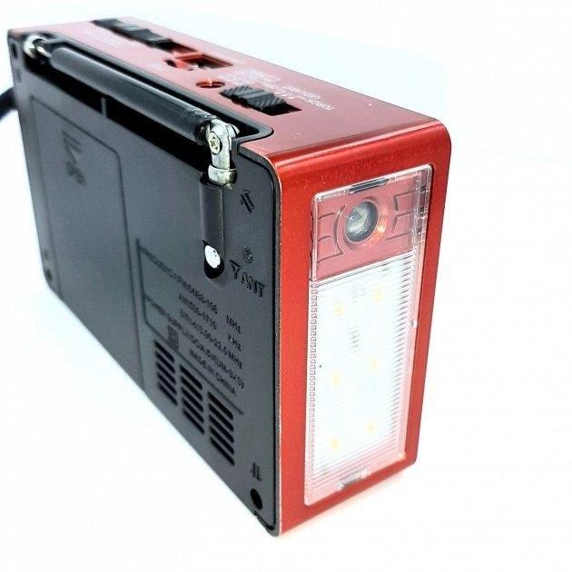Радиоприемник Golon RX-8866 (USB+SD, фонарик) Red - фото 3 - id-p1671600573