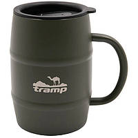 Термо чашка подарочная с крышкой Tramp 0,5 л. оливковая S