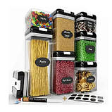 Набір ємностей для сипучих продуктів FOOD Storage Container Set 7 шт (SH020066), фото 2