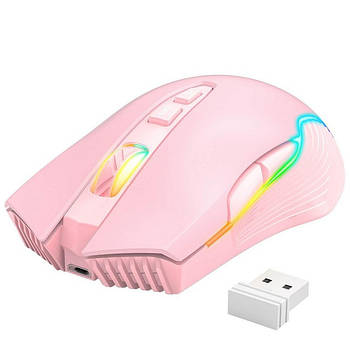 Миша бездротова ігрова ONIKUMA Gaming CW905 RGB Pink S