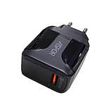 Мережевий зарядний пристрій Aspor F002С QC3.0/1USB + USB кабель Lightning- чорний, фото 3