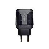 Мережевий зарядний пристрій Aspor F002С QC3.0/1USB + USB кабель Lightning- чорний, фото 4